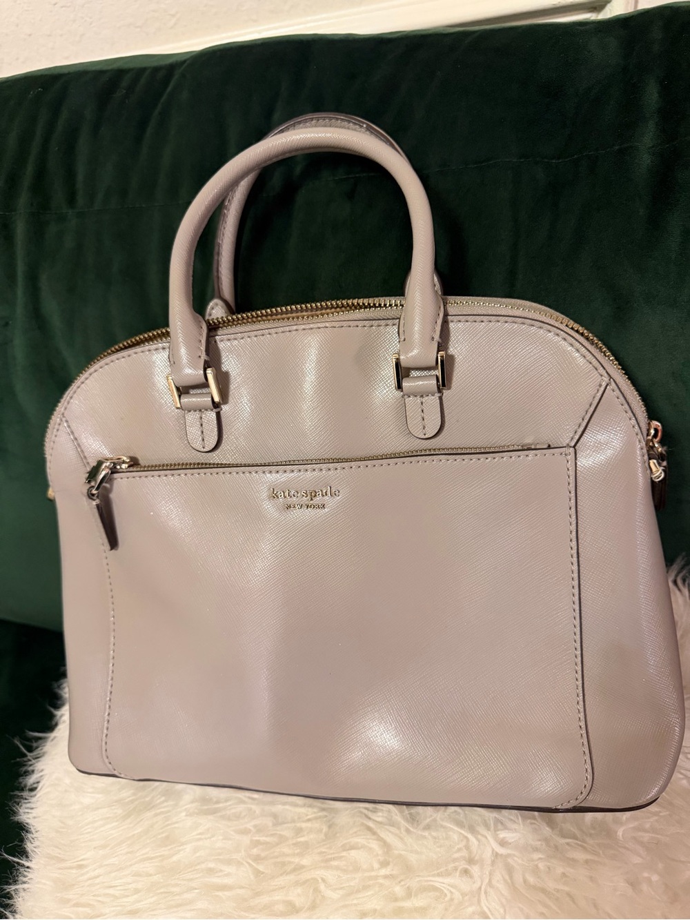 Kate spade Light Taupe Dome Satchel
